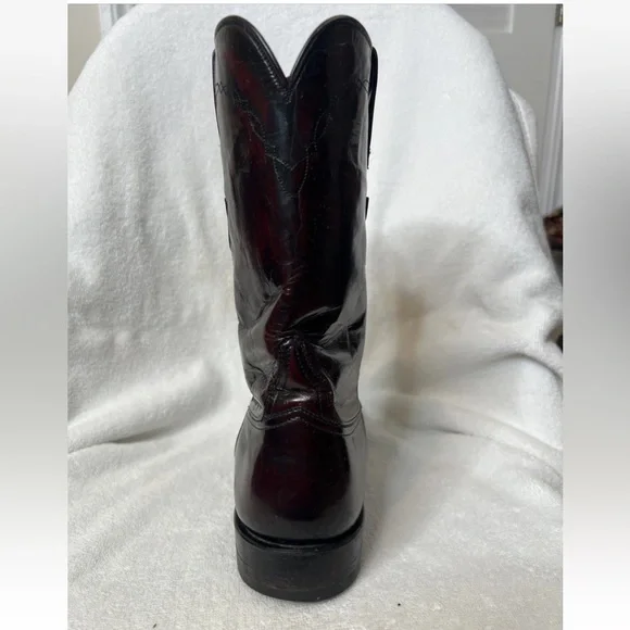Lucchese Cherry Ref Leather Cowboy Boots - Men’s - Picture 4 of 16